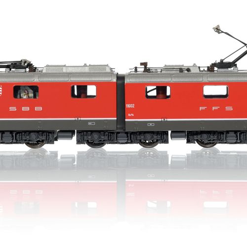 Null HAG (Suisse), échelle HO, "La locomotive Re 6/6 articulée", lot comprenant &hellip;