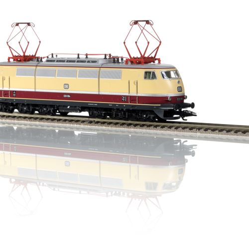 Null TRIX (Allemagne), échelle HO, lot de 3 locomotives allemandes : - 1 x E 05 &hellip;