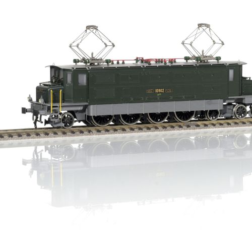 Null METROPOLITAN (Suisse), lot comprenant : - 1 x locomotive CFF Ae 4/7 Séchero&hellip;