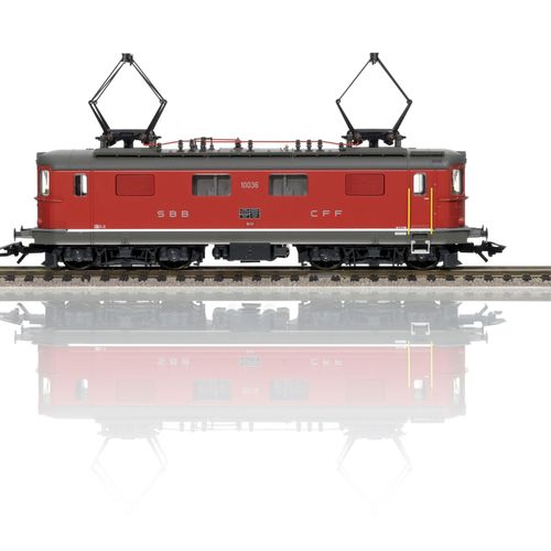 Null TRIX (Allemagne), échelle HO, lot de 3 locomotives CFF/SBB/FFS, comprenant &hellip;