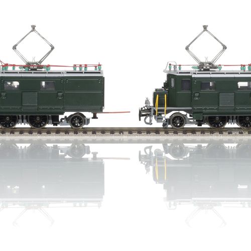 Null METROPOLITAN (Suisse), lot de 2 locomotives doubles CFF : - RAe 4/8 n°1022 &hellip;