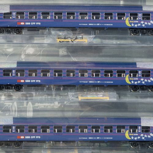 Null LILIPUT-BACHMANN, échelle HO, CFF/SBB/FFS, lot comprenant : 1 locomotive Ae&hellip;