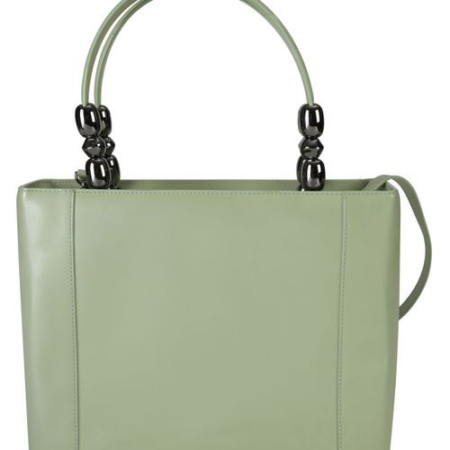 Null Christian Dior, Lady Malice Perla bag in mint green patent leather, pull ta&hellip;