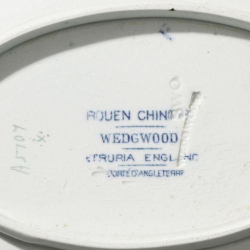 Null Parte de una vajilla de porcelana de Wedgwood, modelo chino de Rouen, compu&hellip;