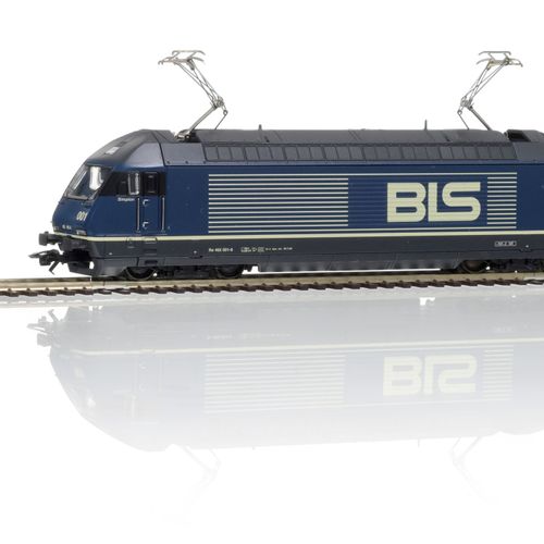 Null Märklin (Germany), HO scale, Swiss companies, lot of 1 BLS locomotive 465 (&hellip;