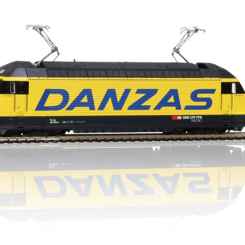 Null Märklin - Hamo (Deutschland), Spur HO, 3 Lokomotiven 460 mit Danzas-, Ciba-&hellip;