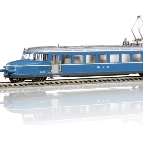 Null Märklin (Allemagne), échelle HO, La Flèche Bleue , 2 locomotives automotric&hellip;