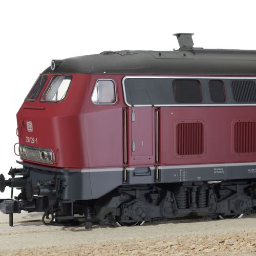 Null Märklin (Germany), scale 1, diesel locomotive type BR 218, Deutsche Bahn fi&hellip;