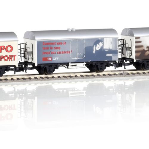 Null Märklin (Germany), HO scale, Swiss freight cars, set of 23 cars including: &hellip;