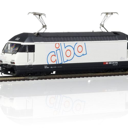 Null Märklin - Hamo (Deutschland), Spur HO, 3 Lokomotiven 460 mit Danzas-, Ciba-&hellip;