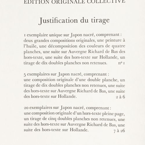 Null ERNI（汉斯）-VALÉRY（保罗）。对身体的简单反思。 巴黎，E. A. D.，[1967]。封面有插图和邮票的双开本，装在出版商的滑套里。附有汉&hellip;
