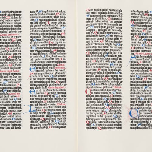 Null [GUTENBERG - FACSIMILÉ] - Biblia Sacra Mazarinea. [París], Éditions Les inc&hellip;