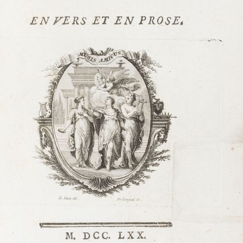 Null [TEATRO]. Obras en verso y en prosa. S.L., s.N., 1780. 8° encuadernado en p&hellip;