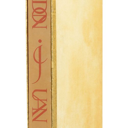 Null MONTHERLANT（亨利-德）--安德鲁。唐璜。巴黎，Henri Lefèbvre, 1958。四开本，装在出版商印刷的文件夹和滑套中。附有马里亚&hellip;