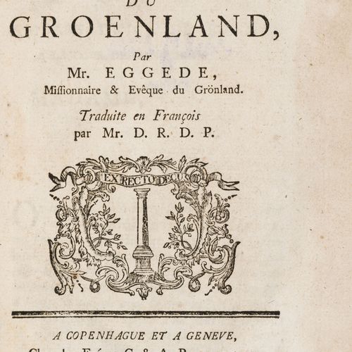 Null EGGEDE (Hans). Descripción e historia natural de Groenlandia. Copenhague, G&hellip;