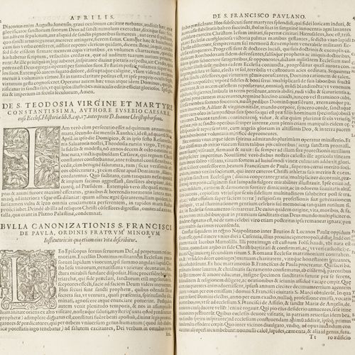 Null SURIUS (Laurentius). De probatis sanctorum historiis. Cologne, 1579-1580. 4&hellip;