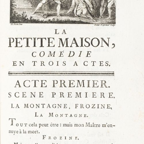 Null [THEATER]. Pièces de théâtre en vers et en prose. S.L., s.N., 1780. In-8° g&hellip;