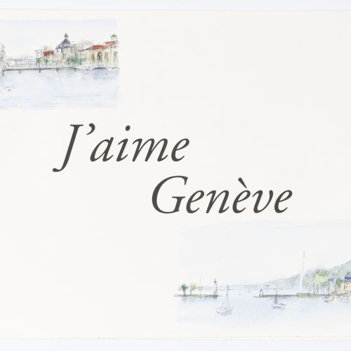 Null REMON (Jean-Pierre). I love Geneva. Geneva, Ed. D'Art, Créations et Bibliop&hellip;