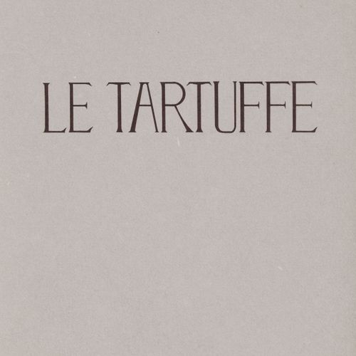 Null BRAQUE (Georges) - MOLIERE. Le Tartuffe. S.L., Maurice Gonon, 1970. Großes &hellip;