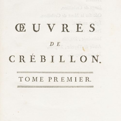 Null [Obras completas. París, Les libraires associés, 1785. 3 vol. In-8° encuade&hellip;