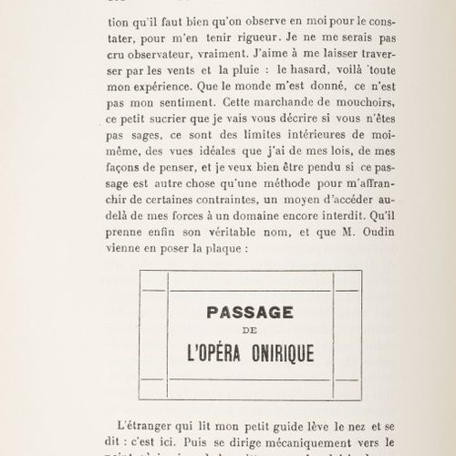 Null 阿拉贡（路易斯）。一套2件作品，限量发行。 1）《巴黎之家》。巴黎，NRF，1926年。In-4° tellière装订在半石榴石摩洛哥，四角、书脊镀&hellip;