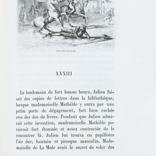 Null STENDHAL (M. De). Le Rouge et le Noir. Paris, Librairie L. Conquet, 1884. 3&hellip;