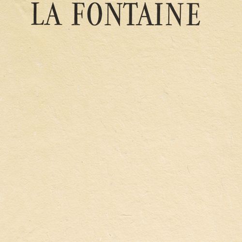 Null [LURÇAT] - LA FONTAINE (Jean de). Vingt fables. Lausanne, A. Gonin, 1950. I&hellip;