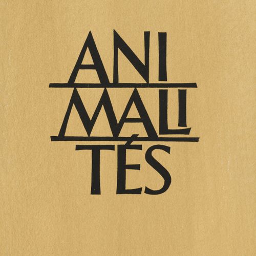 Null LURÇAT (Jean) - GIONO (Jean). Animalités (Tiere). [Paris], [Bernard KLEIN],&hellip;