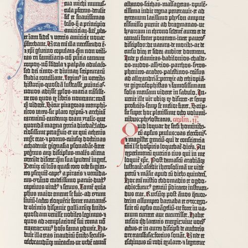 Null [GUTENBERG - FACSIMILÉ] - Biblia Sacra Mazarinea.[巴黎]，Éditions Les incunabl&hellip;
