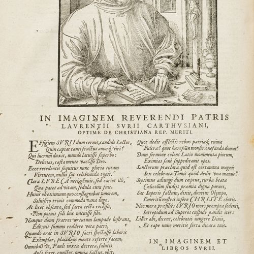 Null SURIUS (Laurentius). De probatis sanctorum historiis. Colonia, 1579-1580. 4&hellip;