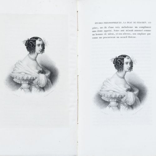 Null BALZAC (Honoré de). La Peau de chagrin. Paris, Delloye-Lecou, 1838. In-8° r&hellip;