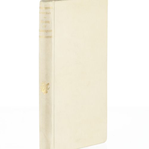 Null COCTEAU（让）。公鸡与哈雷克》。关于音乐的说明。巴黎，La Sirène，1918年。12开本，用全象牙色牛皮纸装订，光滑的书脊上有镀金装饰，封&hellip;