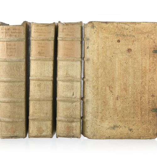 Null 苏里斯（Laurentius）。De probatis sanctorum historiis.科隆，1579-1580。4卷。(共6册)以全马鞍皮装&hellip;