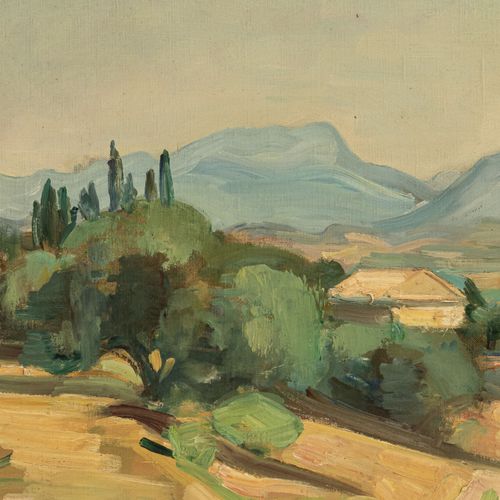 Null André Planson (1898-1981), Paysage, 1945, Öl auf Leinwand, signiert und dat&hellip;