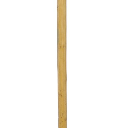 Null Mangbetu手杖，带雕刻的拟人把手，木头和象牙，刚果民主共和国，高95厘米，有底座
