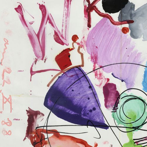 Null Jean Tinguely (1925-1991), Lieber W.K.W , 1988, mixed technique on paper, s&hellip;