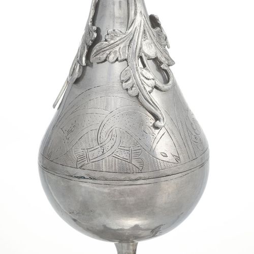Null Rose-water aspersorium, silver, Ottoman Empire, possibly Egypt 19th c., fis&hellip;