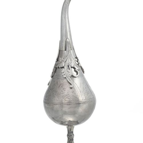 Null Rose-water aspersorium, silver, Ottoman Empire, possibly Egypt 19th c., fis&hellip;