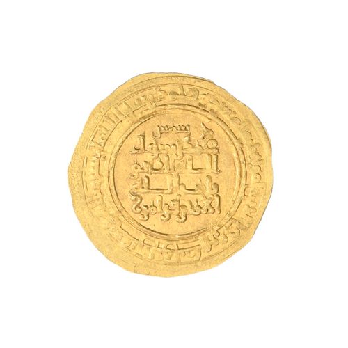 Null Perse, empire seldjoukide, dinar en or, XIe-XIIe s. Ap. J.-C., diam. 2,7 - &hellip;