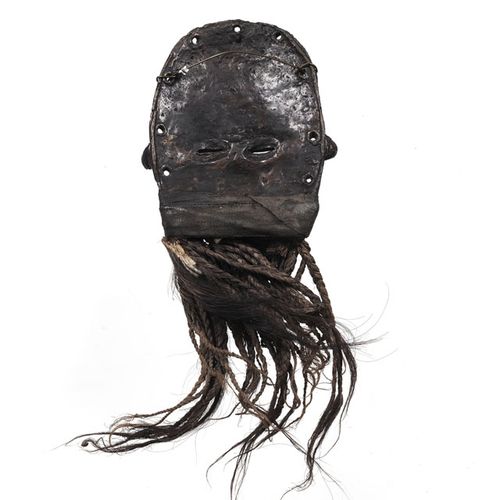 Null Maschera antropomorfa Dan, bronzo a cera persa con alto contenuto di rame e&hellip;