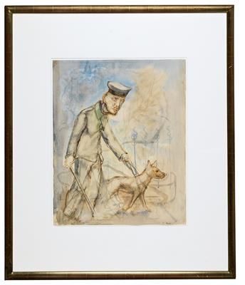 George Grosz * (Berlin 1893–1959) 
Blind Cripple, 1923, signed, dated Grosz 23, &hellip;