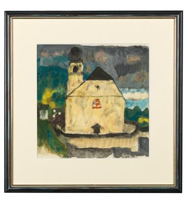 Alfons Walde * (Oberndorf 1891–1958 Kitzbühel) 
Die Andreas Kirche in Kitzbühel &hellip;