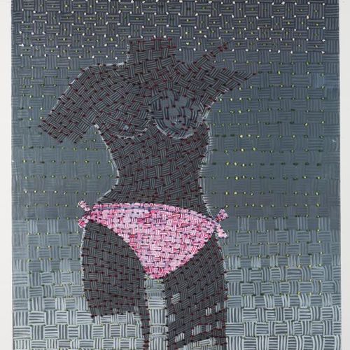 BALLO Ibrahim (b. 1986, Mali), "Woven Emotion, the Venus of Ballo", 2018.丙烯酸画布和棉&hellip;