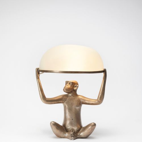 FRANCOIS XAVIER LALANNE (1927 2008) λ Lampe 'Singe allumé', le modèle créé en 20&hellip;