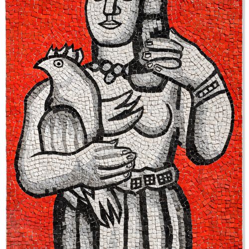 D'après Fernand Léger (1881-1955) ■ La Femme à l’oiseau sur fond rouge


inscrit&hellip;