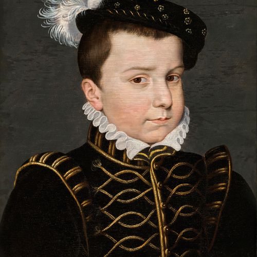 FRANÇOIS CLOUET (TOURS AVANT 1522-1572 PARIS) ET ATELIER Bust portrait of Franço&hellip;