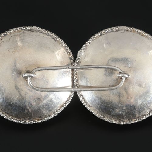 Set large silver trouser buttons Stel zilveren Zuid-Bevelandse (Goese) broekstuk&hellip;