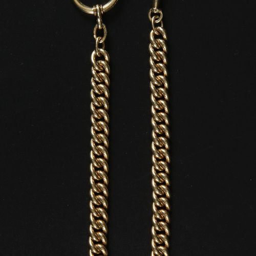 Antique gold pocket watch chain, ca. 1920 古代的大字报印刷术

14-Krt.(=0,585)，与荷兰的 "eiken&hellip;