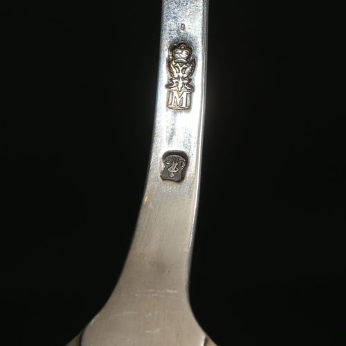 Large silver spoon by L. Potmans, Middelburg 1772 Middelburg, zware gesmede zilv&hellip;