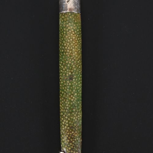 Personal knife with silver handle and sheath, 1851 Persoonlijk mes met zilveren &hellip;